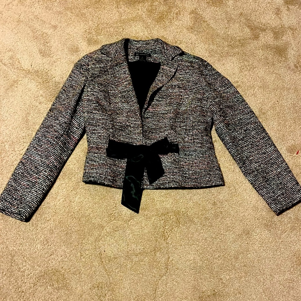 INC international concepts size 4 TWEED Jacket EUC